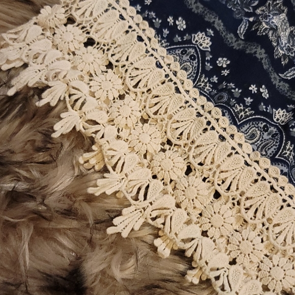 Blue Lace Dress - Picture 2 of 5